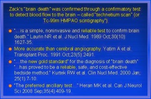 Zach Dunlap brain death testing